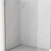 Paroi De Douche|Mexen Kioto paroi de douche Walk-in 120 x 200 cm, transparent 8 mm, cuivre brossé - 800-120-101-65-00