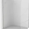 Mexen Kioto paroi de douche Walk-in 90 x 200 cm, rayures 8 mm, nickel brossé - 800-090-101-97-09
