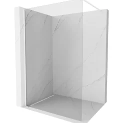 Mexen Kioto paroi de douche Walk-in 65 x 200 cm, transparent 8 mm, blanc - 800-065-101-20-00