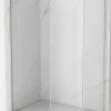 Cabine De Douche|Mexen Kioto-F paroi de douche Walk-in avec cadre 80 x 75 cm, transparent 8 mm, nickel brossé - 800-080-202-04-97-075