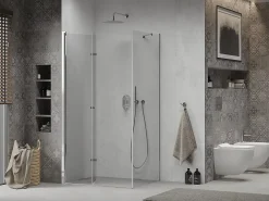 Cabine De Douche|Mexen Lima cabine de douche pliable 120 x 70 cm, transparent, chrome - 856-120-070-01-00
