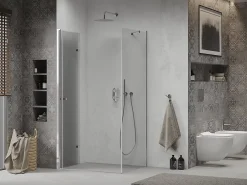 Cabine De Douche|Mexen Lima cabine de douche pliable 120 x 70 cm, transparent, chrome - 856-120-070-01-00