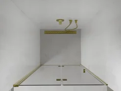 Mexen Lima portes de douche pliantes 100 cm, transparentes, dorées - 856-100-000-50-00