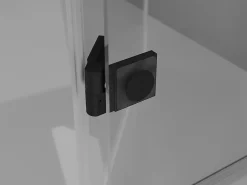 Mexen Mist-F cabine de douche pliante droite 80 x 100 cm, cadre noir, noir - 8A6T-080-100-70-70-P