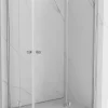 Mexen Mist-F Duo cabine de douche pliante droite 100 x 120 cm, transparent, chrome - 8A6-100L-120P-01-00