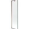 Paroi De Douche|Mexen Next paroi de douche à 1 volet 50 x 150 cm, cadre noir, or rose - 895-050-000-00-70-60