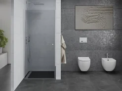 Porte De Douche|Mexen Pretoria porte de douche à ouverture battante 60 cm, transparent, chrome - 852-060-000-01-00