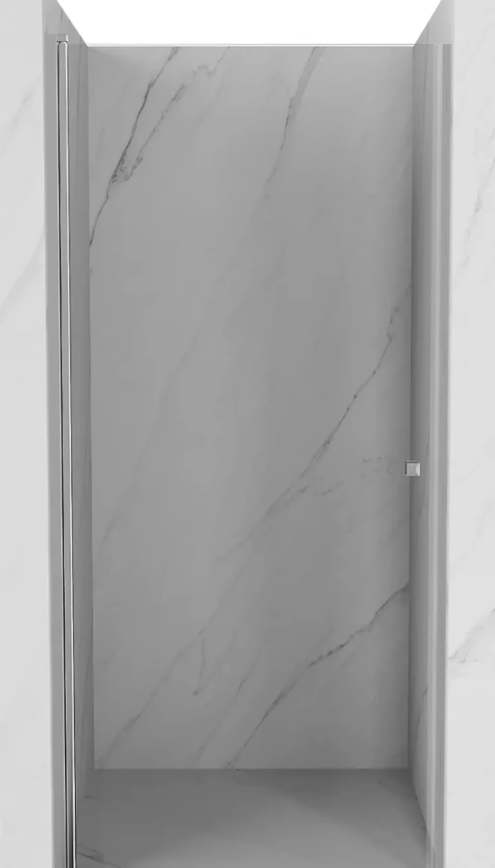 Mexen Pretoria porte de douche pivotante 65 cm, transparent, chrome - 852-065-000-01-00