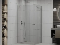 Mexen Roma Duo cabine de douche pivotante 120 x 90 cm, transparent, chrome - 854-120-090-02-00