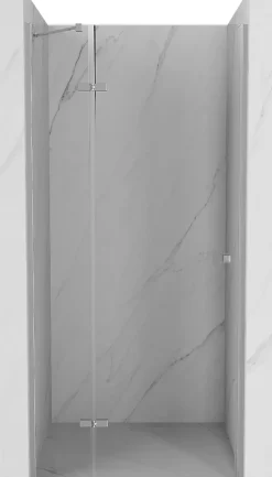 Porte De Douche|Mexen Roma porte de douche pivotante 95 cm, transparent, chrome - 854-095-000-01-00