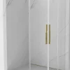 Paroi De Douche|Mexen Rox Duo cabine de douche coulissante 120 x 80 cm, transparent, or - 8C2D-120-080-50-00