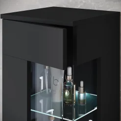 MINIO go for it , ensemble de meubles de salle de bain NIKITA noir, 4 pièces