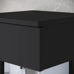 MINIO go for it , ensemble de meubles de salle de bain NIKITA noir, 4 pièces
