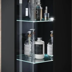 MINIO go for it , ensemble de meubles de salle de bain NIKITA noir, 4 pièces