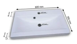 MINIO go for it , Meuble de salle de bain couleur chêne San Remo - MARIT II