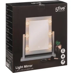 Miroir Simple|5Five Miroir à led 40x37 cm Blanc -