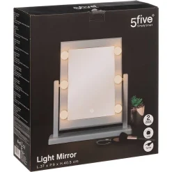Miroir Simple|5Five Miroir à led 40x37 cm Blanc -