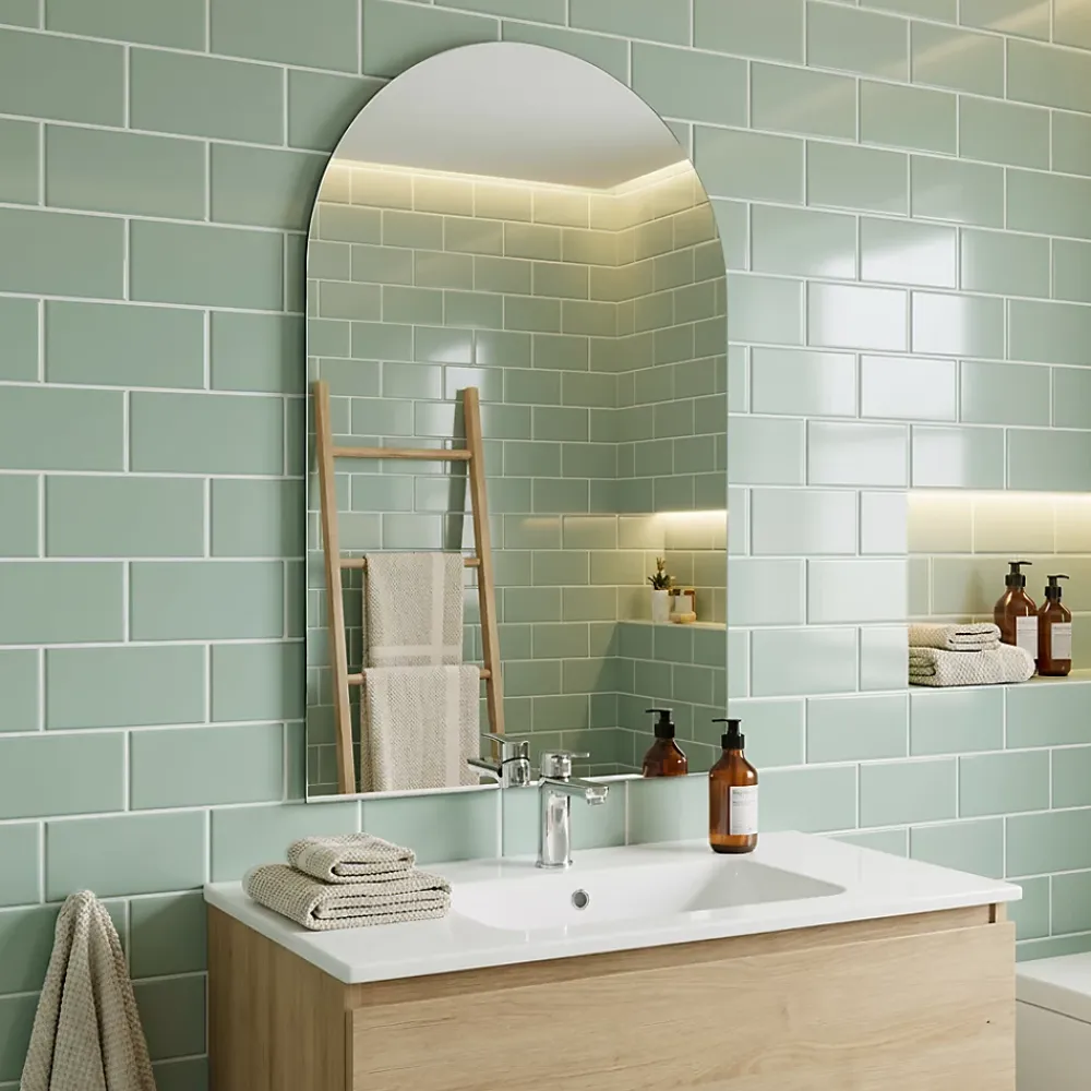Miroir Simple|Cooke & Lewis Miroir arche Gansey 60 x 40 cm