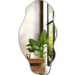 Tulup Miroir asymétrique 40 x 80 pour maquillage 1 pièce