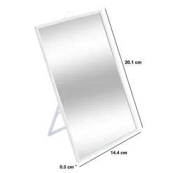 5Five Miroir basique sur pied 15X20 - Blanc-