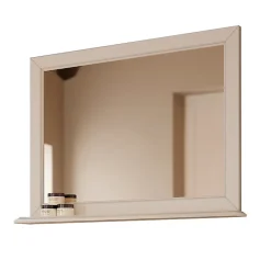 Byca Miroir 94cm blanc avec tablette - Boho
