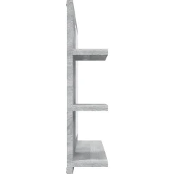 Helloshop26 Miroir de bain 60 x 10,5 bois gris