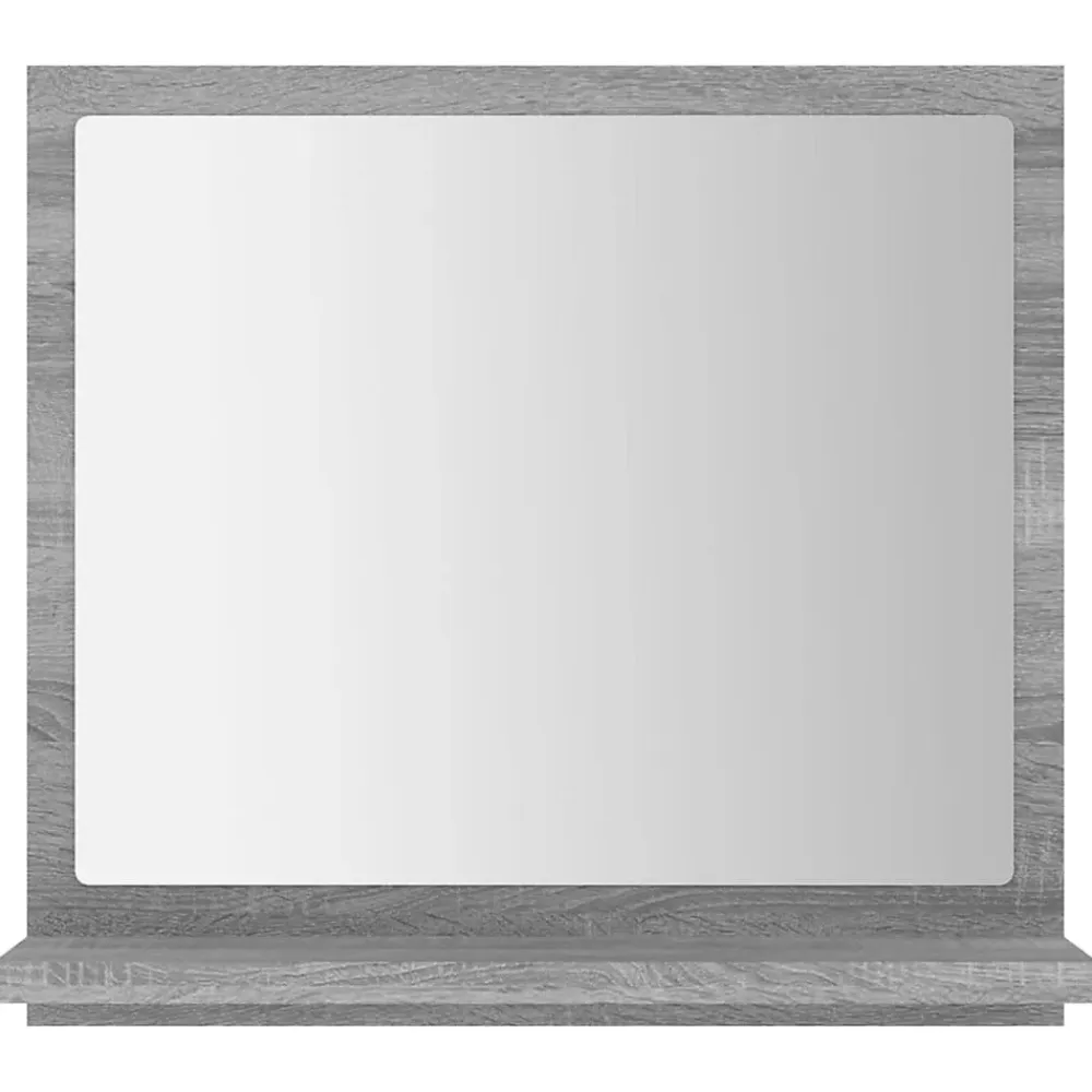 Helloshop26 Miroir de bain sonoma 40 x bois gris