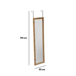 Miroir Simple|5Five Miroir de porte 110x30 cm Bambou -
