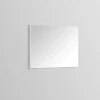 Top Bath Miroir de salle de bain 80 cm, Rectangulaire, Simple sur panneau 15 mm, Argent