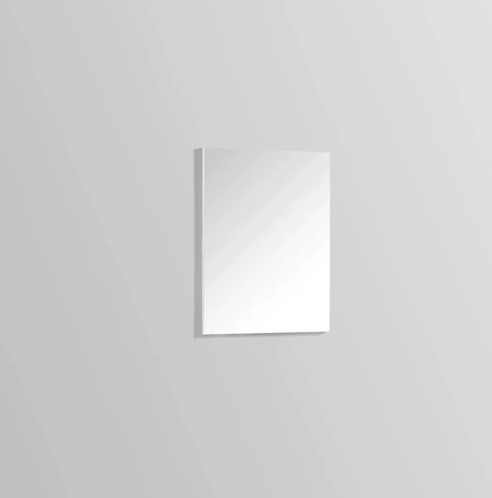 Top Bath Miroir de salle de bain 60 cm, Rectangulaire, Simple sur panneau 15 mm, Argent