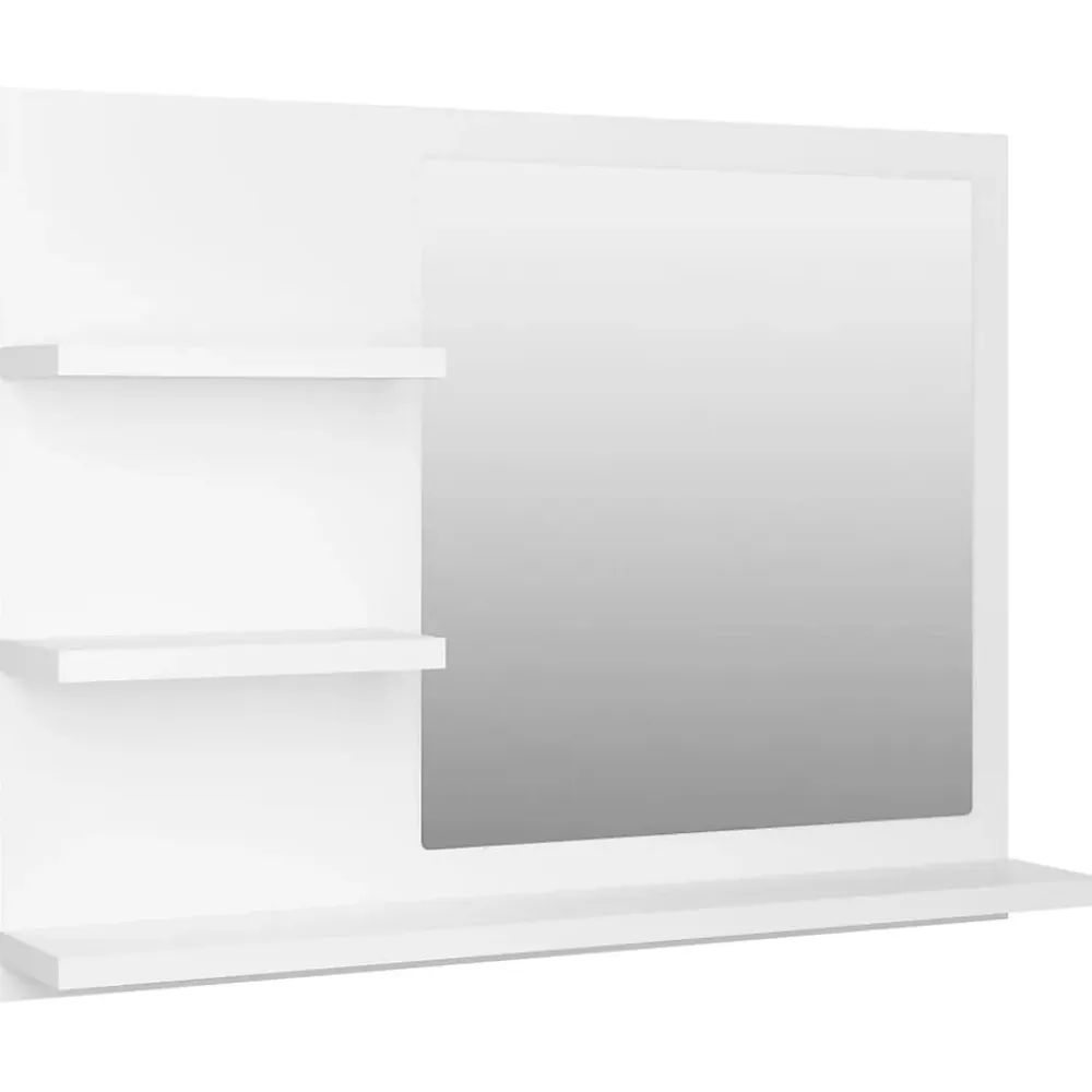 Miroir Simple|Helloshop26 Miroir de salle de bain 60 blanc