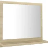 Helloshop26 Miroir de salle de bain 40 beige
