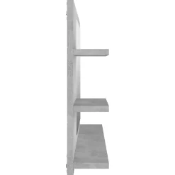 Helloshop26 Miroir de salle de bain 3 gris