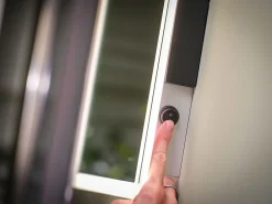 Sensio Miroir de salle de bain lumineux LED sur batterie rechargeable Verve rectangulaire H.70 x l.50 cm