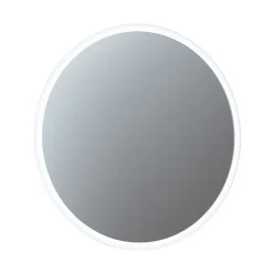 Miroir Lumineux|Sensio Miroir de salle de bain lumineux LED sur batterie rechargeable Verve rond ⌀.60 cm