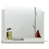 Meublorama Miroir de salle de bain pour collection OWL/RAVEN/BIRD, coloris blanc