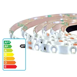 AICA Sanitaire Miroir de salle de bain rond LED 60cm, dimmable + mémoire, IP44,