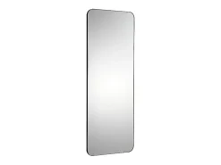 Miroir Simple|Vente-unique Miroir de salle de bain rectangle contour noir - 140x50 cm - DEMETRIA