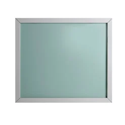 Miroir Grossissant|Kiamami Valentina Miroir De Salle De Bain Simple Avec Cadre En Abs Gris 70X60