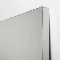Miroir Grossissant|Kiamami Valentina Miroir De Salle De Bain Simple Avec Cadre En Abs Gris 70X60