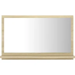 Miroir Simple|Helloshop26 Miroir de salle de bain 60x10,5x37 beige