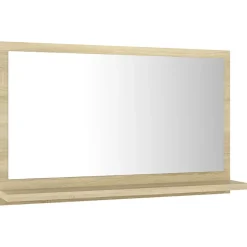 Miroir Simple|Helloshop26 Miroir de salle de bain 60x10,5x37 beige