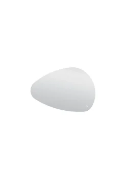 Miroir Lumineux|MPGlass Miroir de salle de bains lumineux LED 80 x 120 cm, argenté, Stone