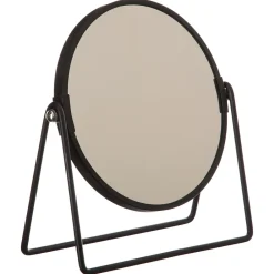 5Five Miroir de salle de bains rond grossissant à poser diam. 17 cm, coloris noir,