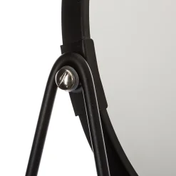 5Five Miroir de salle de bains rond grossissant à poser diam. 17 cm, coloris noir,