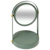 5Five Miroir de salle de bains grossissant et pivotant à poser, vert ficus, Duo