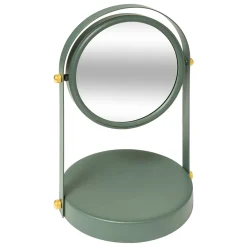 5Five Miroir de salle de bains grossissant et pivotant à poser, vert ficus, Duo