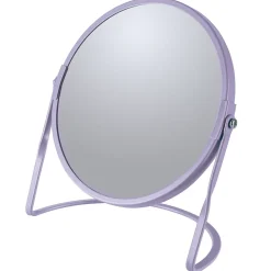 Miroir Grossissant|Spirella Miroir de salle de bains grossissant métal, lavande, Akira