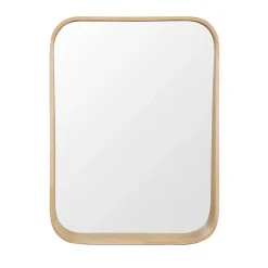 Miroir Simple|Homesight Miroir de salle de bains l.60 x H.80 cm, placage chêne, Thiam