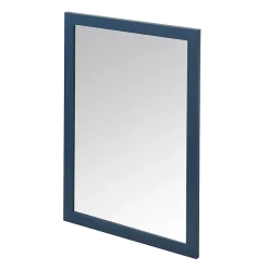 GoodHome Miroir de salle de bains bleu mat l.70 x L.50 x ép.1,6 cm, Perma